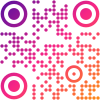 Beispiel für einen QR-Code mit Farbverlauf